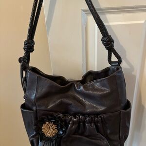 Brighton Elegant Brown Leather Shoulder Bag